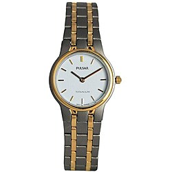 Pulsar Women's Dress White Dial Titanium Bracelet Watch
