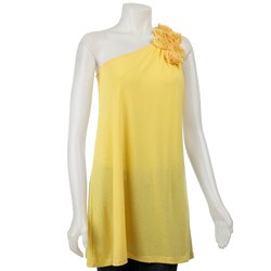 FINAL SALE Celebrity Pink Junior's One-shoulder Tunic Dress