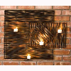Wrought Iron Square Wall Decor