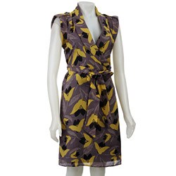 Eva Franco Women's 'Fergie' Wrap Dress