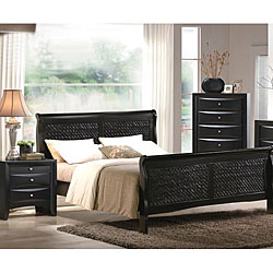 Black Candy 3-piece Queen-size Bedroom Furniture Set
