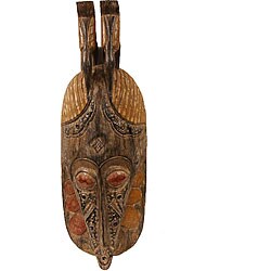 Oversize Double Bird Densu Mask (Ghana)