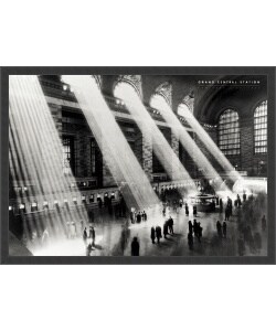 'Grand Central Station' Framed Textured Art