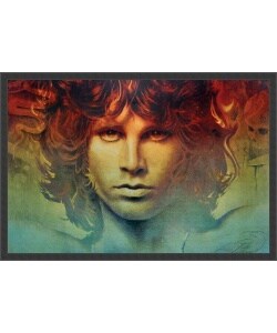 'Jim Morrison - Spirit Framed' Textured Art