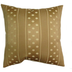 Tan Stars/ Stripes 24-inch Floor Pillow.