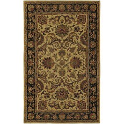 Hand-tufted Tan New Zealand Wool Rug (2'6 x 8') with Free Rug Pad