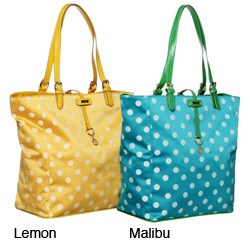 Jessica Simpson 'Lifesaver' Polka Dot Tote Bag