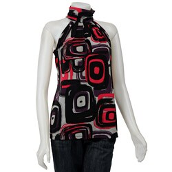Cocomo Women's Printed Halter Shirt
