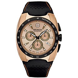 Swiss Military Men's Rose Goldtone Challenger Chronograph Watch