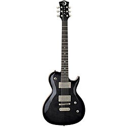 Luna Apollo 'Tranz' Black Single Cutaway Electric Guitar