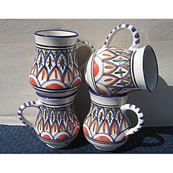 Tabarka Design Large Coffee Mugs (Tunisia)