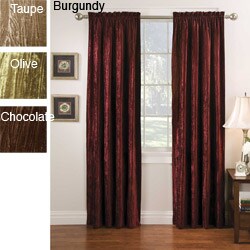 Crushed Velvet Rod Pocket Curtain Panel Pair (84 in.)