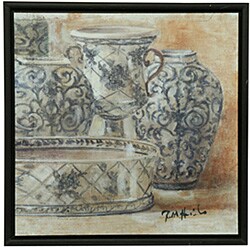 'Blue and White Porcelain' Framed Art