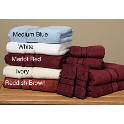 Celebration Zero Twist Solid 6 Piece Towel Set