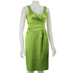 Anne Klein Women's Stretch Sateen Formal Dress