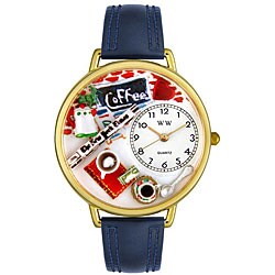 Whimsical Unisex 'Coffee Lover' Theme Watch