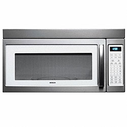 Bosch : HMV9303 1.8 cu. ft. Over-the-Range Microwave - Titanium (aka white w/stainless steel)