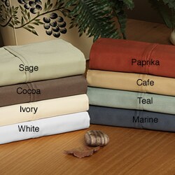 Imperial 440 Thread Count Solid 6-piece Cotton Sheet Set