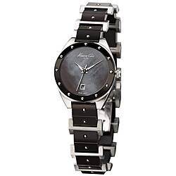 Kenneth Cole Women's Black Ion-plated Stainless Steel Watch