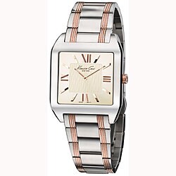 Kenneth Cole Women's Stainless Steel Rose Gold Bracelet Watch