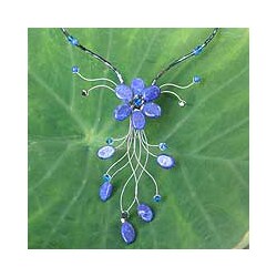 Lapis Lazuli 'Jungle Blossom' Choker (Thailand)
