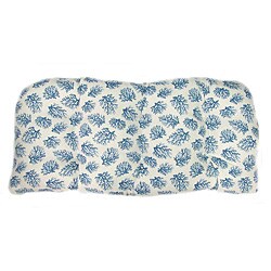 Coral Trellis Outdoor UV-resistant Double U-shape Settee Cushion