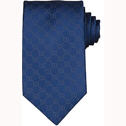 Gucci GG Pattern Silk Tie 