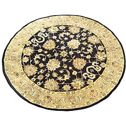 India Tufted Indo Mahal Rug (6' Round)