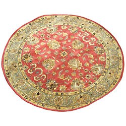 Indo Mahal Hand-tufted Rug (6' Round)