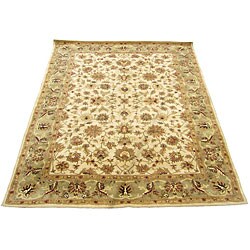 Indo Tufted Kashan Rug (8' x 11')