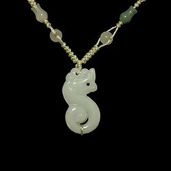 Jade 'Antique Dragon' Necklace (China)