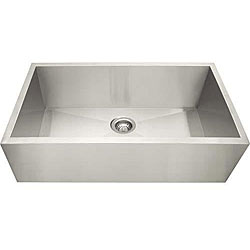 Ticor Undermount Stainless Steel 16-gauge Apron Farm Kitchen Sink