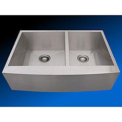 Ticor Undermount Stainless Steel 16-gauge Apron Farm Kitchen Sink