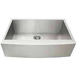 Ticor Undermount Stainless Steel 16-gauge Apron Farm Kitchen Sink