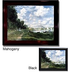 Claude Monet 'Bassin d' Argenteuil' Framed Canvas Art