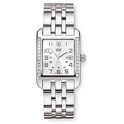 Swiss Army Women's Alliance Silver Dial Diamond Watch