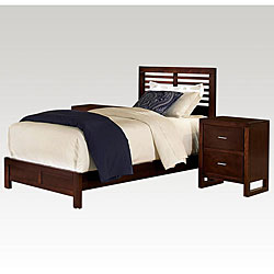 Ferris Twin-size Bed with Two Nightstands Bedroom Set