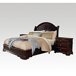 Dupioni Eastern King Bed with Two Nightstands