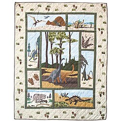 Dinosaur Twin-size Quilt