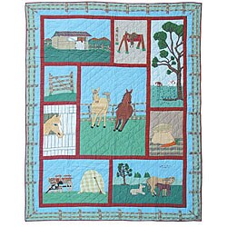 Horse King-size Quilt