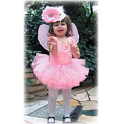 Pink Organza Ballerina Flowered Tutu Skirt (USA)