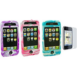 Apple iPhone 3G Tie-dye Design Silcone Skin Case