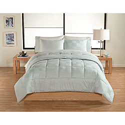 Maxim Box Hotel Blue 7-piece Comforter/ Sheet Set