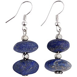 Lapis Lazuli Silver Earrings (Thailand)