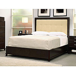 Manhattan Queen-size Platform-style Bed & Upholstered Headboard
