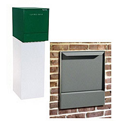 dVault Green Wall-mount Package Delivery Vault