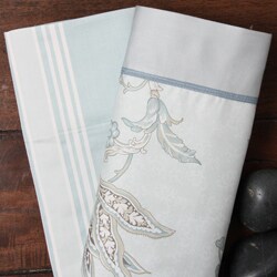 Jacobean Floral 300 Thread Count Sateen Cotton Sheet Set