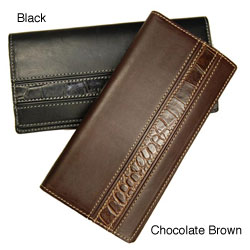 Genova Men's Slim Long Wallet
