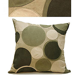 Circled Suede Complete Pillow
