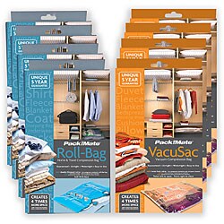 PackMate Air-tight 20 pc Compression/Storage Bag Set by Space Bags